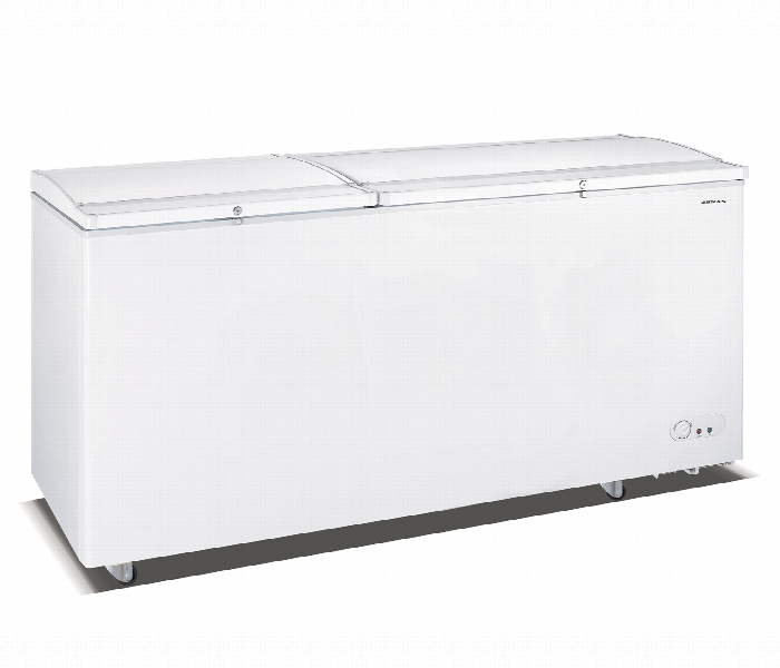 Zenan Chest Freezer Zcf.bd1000 Dual Compressor 1000 Liters White Colour - Zoom Image