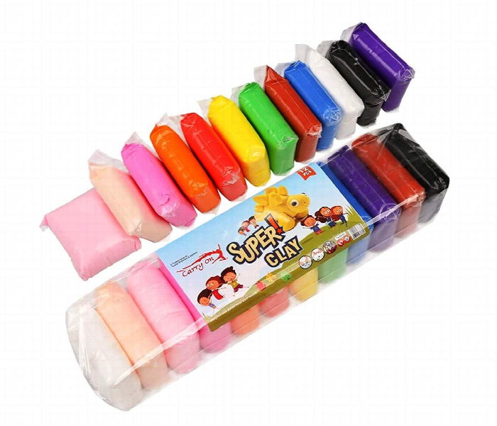 Super Clay 12 Colors Water Humectant Poval Cason - Zoom Image
