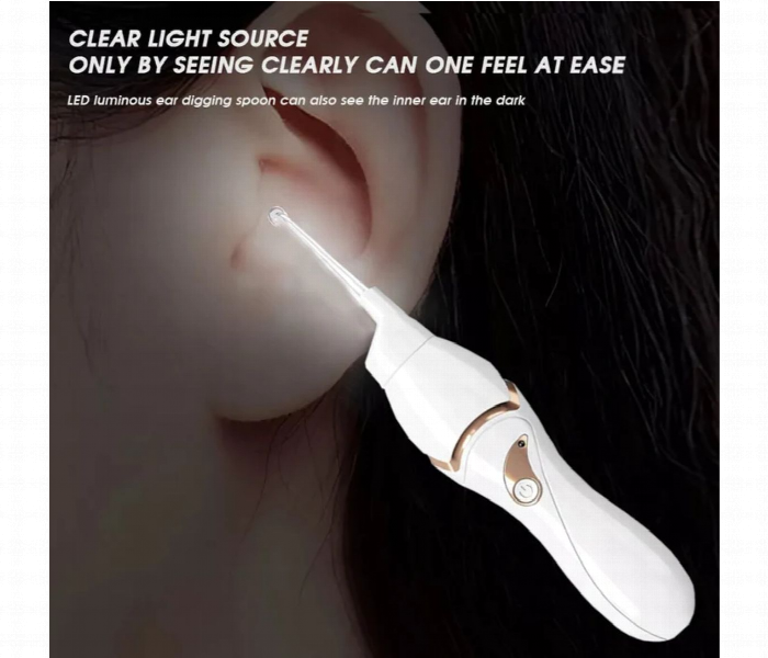 Electric Luminous Ear Spoon White - Zoom Image 3