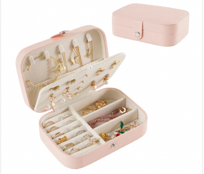 Three Layer Jewelry Storage Box Pink - Zoom Image 1