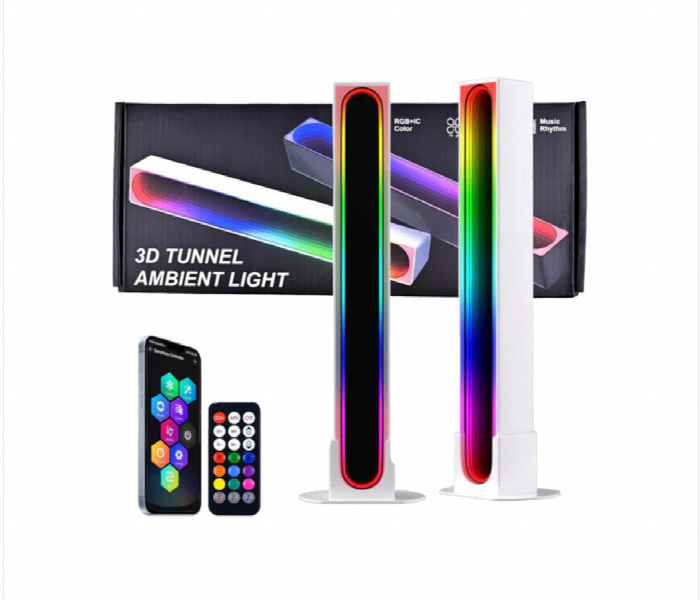 3D Tunnel Ambient Rgb Smart Led Light  With Music Sync - Zoom Image 1