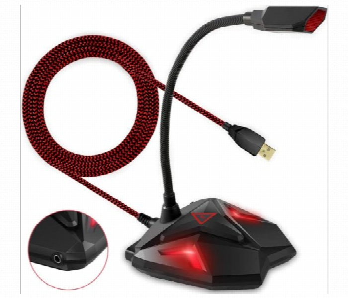 Andowl Gaming Microphone With Plug And Play Usb Functionality - Zoom Image 2