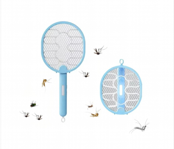 Electric Foldable 225Mah Mosquito Swatter Blue - Zoom Image 1