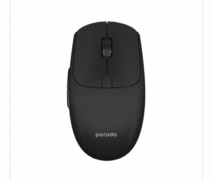 Porodo 2 In 1 2.4G Wireless Mouse Black - Zoom Image 2