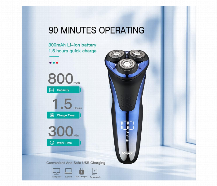 Vgr Professional Men Shaver V 306 - Zoom Image 3