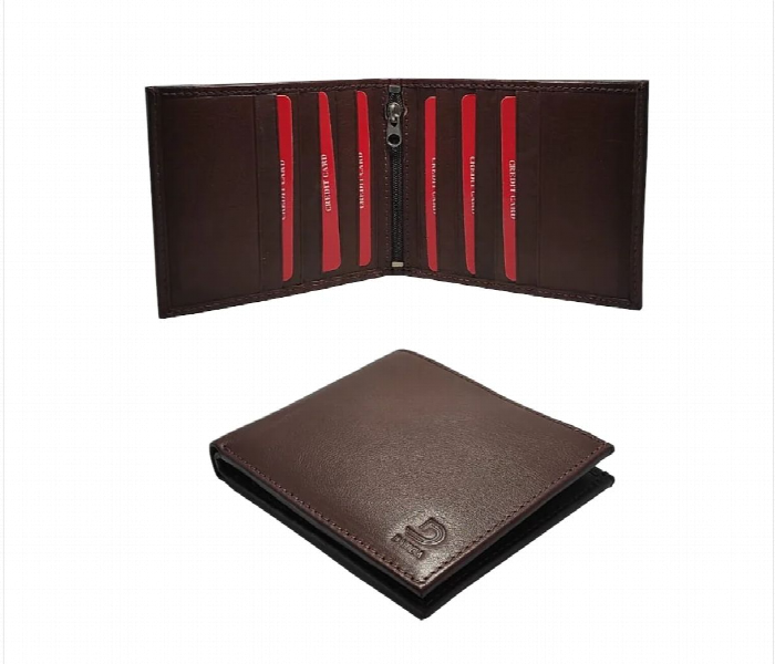 Classic Leather Wallet For Men Brown - Zoom Image 1