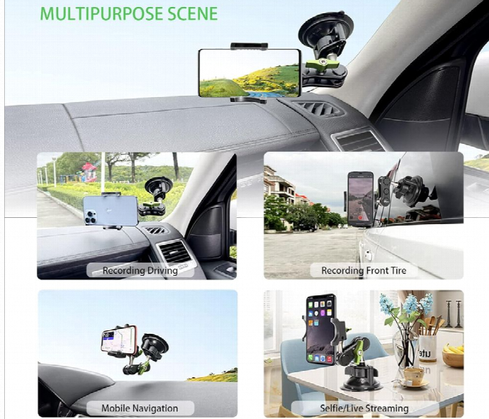 Universal 360 Degree Adjustable Suction Phone Holder - Zoom Image 5