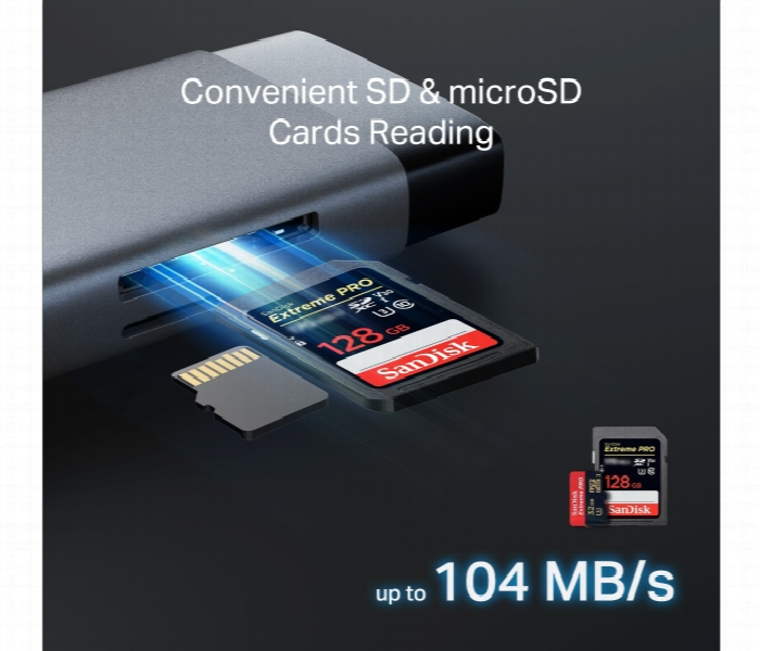 Uh9120C Usb Type C 9 In 1 Hub Turns A Single Usb C Port Into 9 Ports - Zoom Image 8