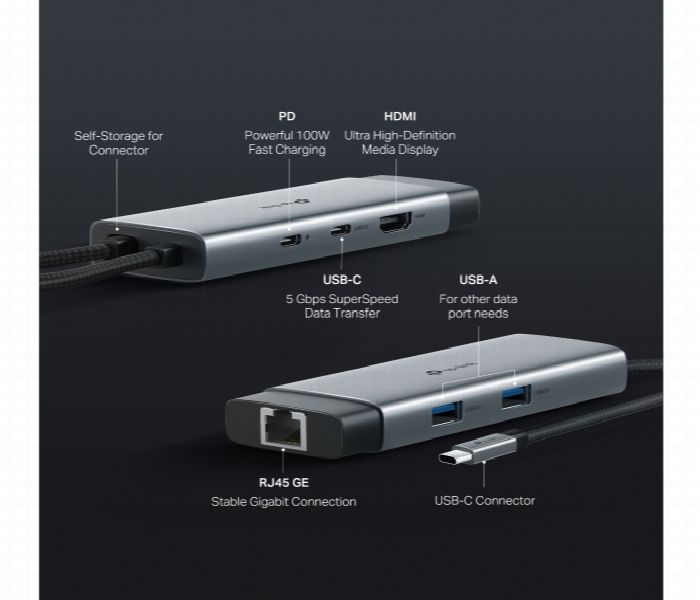Uh6120C New Usb Type C 6 In 1 Hub - Zoom Image 6