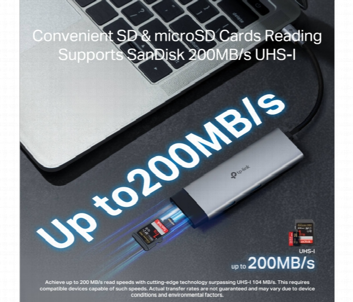 Uh7020C Usb Type C 7 In 1 Hub   Turns A Single Usb C Port Into 7 Ports - Zoom Image 7