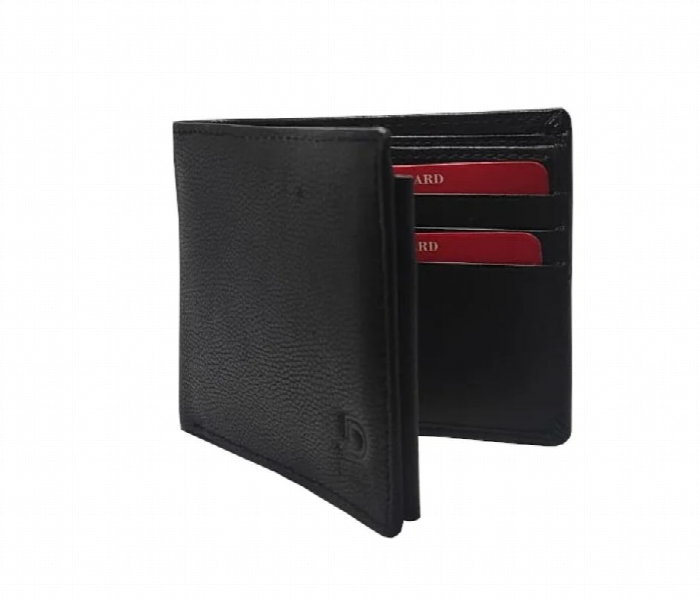 Luxury Genuine Leather Wallet For Men Black - Zoom Image 2