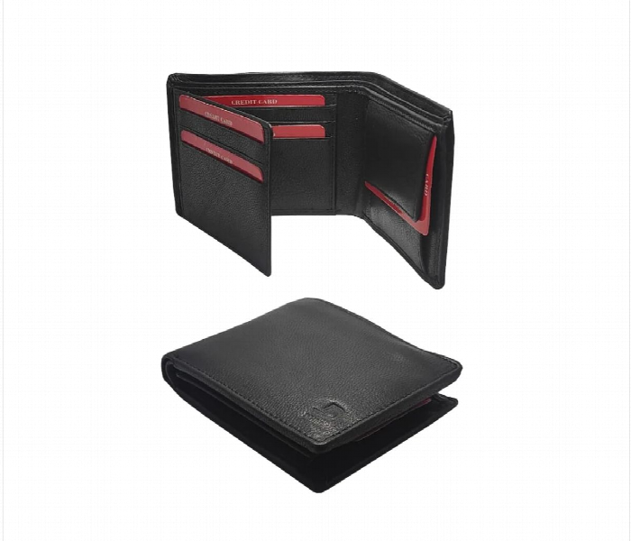 Elegant Leather Wallet For Men Black - Zoom Image 1