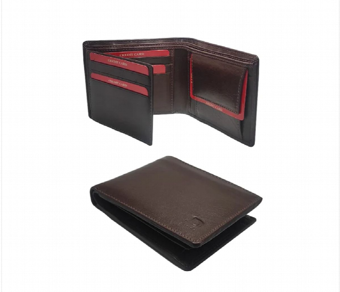 Elegant Leather Wallet For Men Brown Lightweight - Zoom Image 1