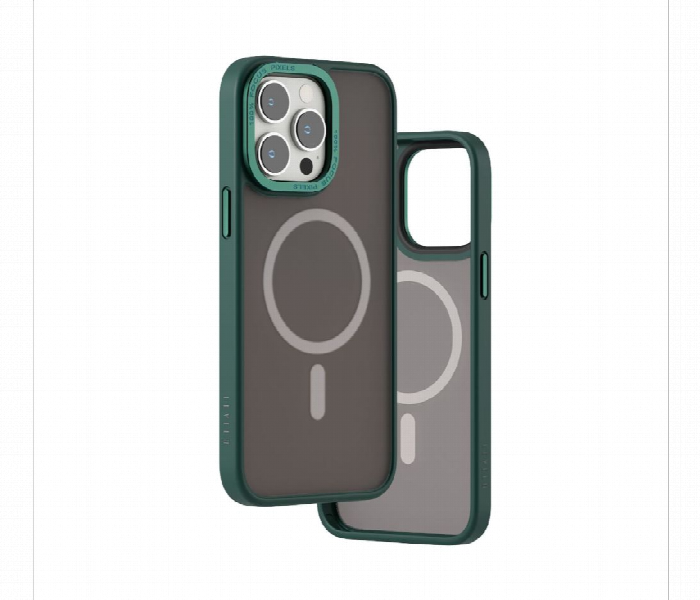 Levelo Magsafe Kayo Iphone 14 Pro Max Matte Back Case Green Or Green - Zoom Image 2