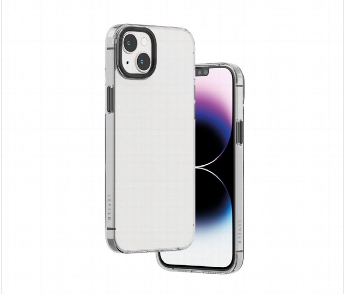 Levelo Sensa Clear Back Case For Iphone 14 Clear Or Gray - Zoom Image 2