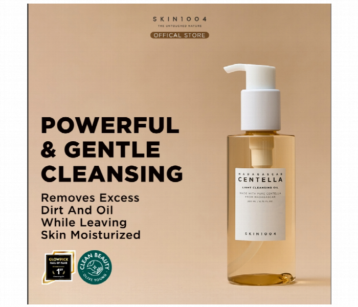Skin1004 Madagascar Centella Light Cleansing Oil  200Ml - Zoom Image 2