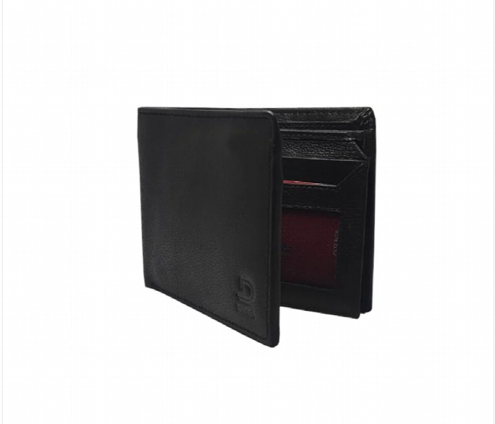 Sleek Design Leather Men Wallet  Black - Zoom Image 2