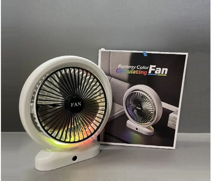 F06 Fantasy Rechargeable Usb  Color Fan - Zoom Image 3