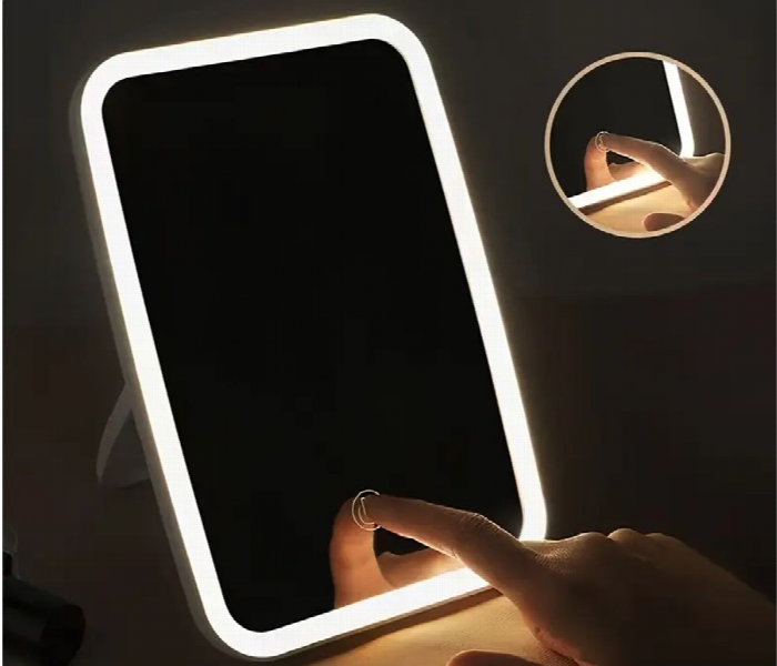 Led Smart Makeup Mirror With Adjustable Brightness - Zoom Image 3