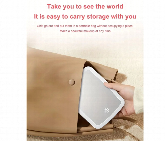 Led Smart Makeup Mirror With Adjustable Brightness - Zoom Image 6