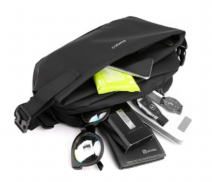 Haoshuai Chest Bagpack Black Cb 02 - Zoom Image 2
