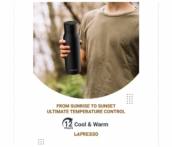 Lepresso 600Ml Smart Hydration Vacuum Bottle - Zoom Image 3