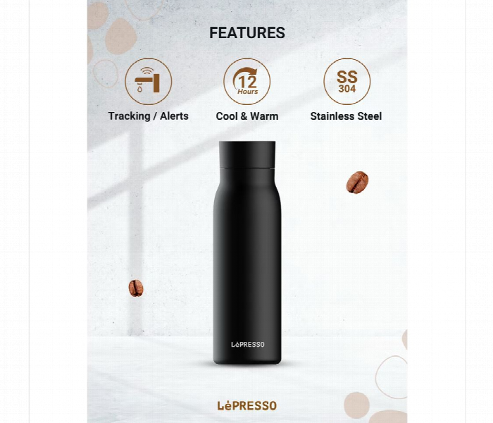 Lepresso 600Ml Smart Hydration Vacuum Bottle - Zoom Image 2