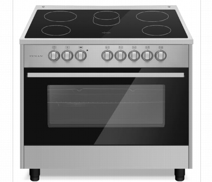 Zenan Vitro Ceramic Cooker 5 Zones Dual Middle Stainless Body Zvcc.90X60Vc - Zoom Image