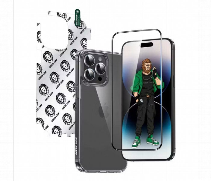 Green Lion 4 In 1 Defender Pack Iphone 16 Pro 360 Degree - Zoom Image 6