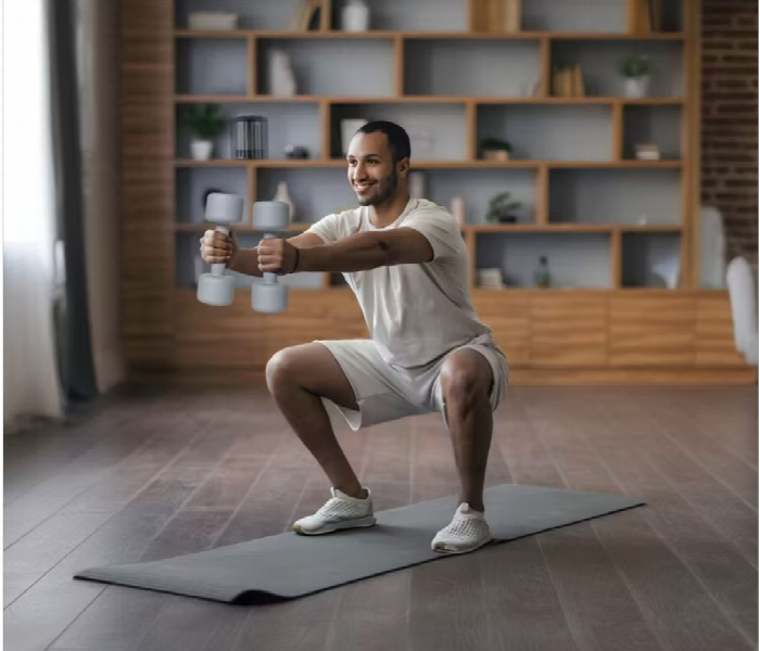 Porodo Lifestyle Smart Dumbbells Gray - Zoom Image 2
