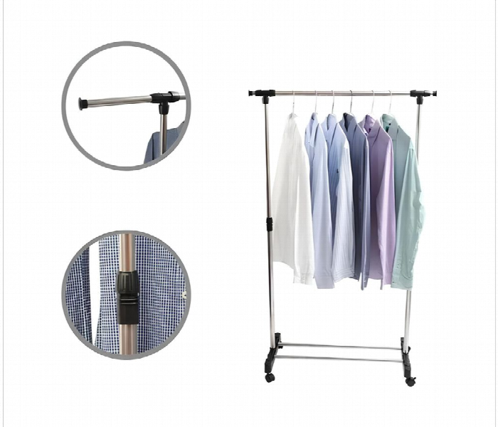 Single Pole Clothes Horse Stainless Steel - Zoom Image 2