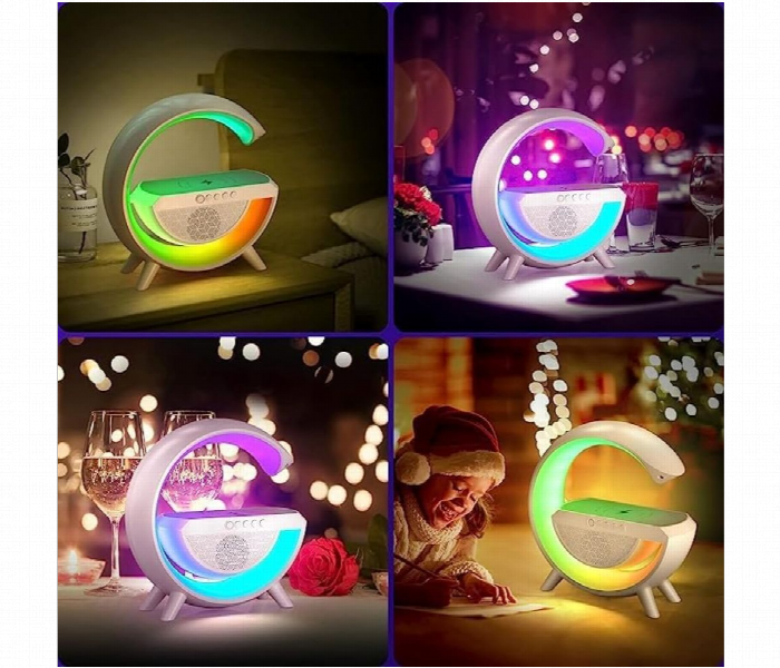 Led Wireless Charging Speaker Bt2301 - Zoom Image 2