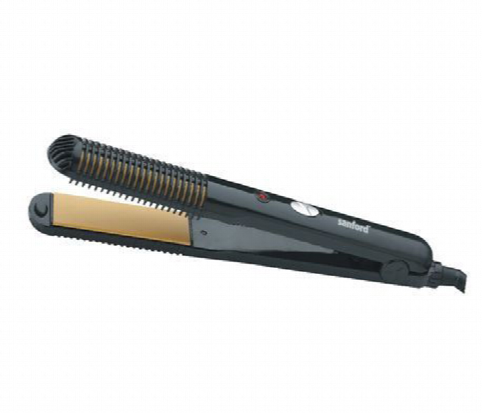 Sanford Sf1005Hst Bs 40W 2 In 1 Ceramic Hair Straightener - Zoom Image 1