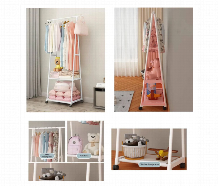 Multi Function Triangle Removable Bedroom Standing Furniture - Zoom Image 3