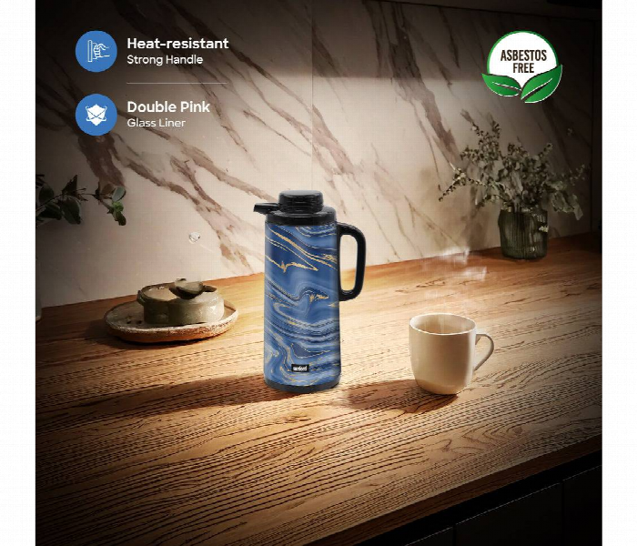 Sanford Sf10504Vf 1.3L Vacuum Insulated Flask With Double Glass Liner And Leak Proof Lid - Zoom Image 3