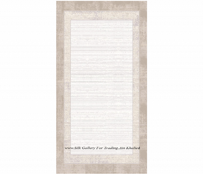 Premium Silk Carpet 100Cmx200Cm Made In Turkey Beige - Zoom Image