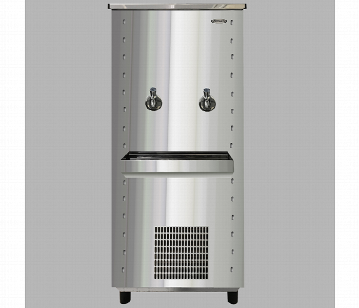 Zenan Z25G2T.in Compact Stainless Steel Water Cooler With 2 Taps - Zoom Image