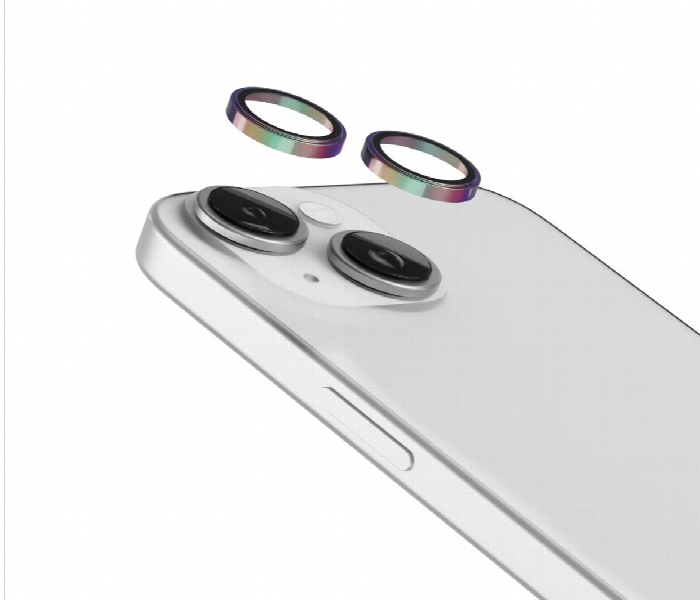 Levelo Lucent Duo 9H Hardness Camera Lens Protector For Iphone 15 Or 15 Plus Titanium - Zoom Image 1
