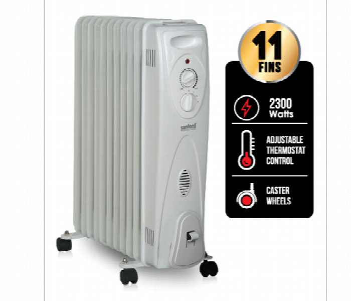 Sanford Sf1206Oh Bs 11 Fins 2300W Oil Heater - Zoom Image 1