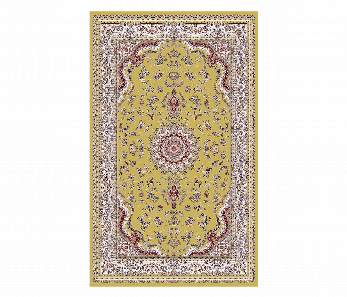 Premium Silk Gallery Carpet 200Cmx290Cm Made In Turkey Gold - Zoom Image