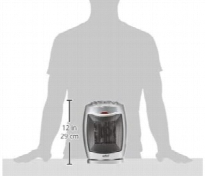 Sanford Sf1229Rh Bs 1500W Oscillating Room Heater With Fan And Adjustable Thermostat - Zoom Image 4