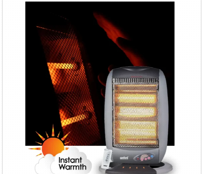 Sanford Sf1252Rh 1200W Halogen Instant Room Heater With Remote Control - Zoom Image 3