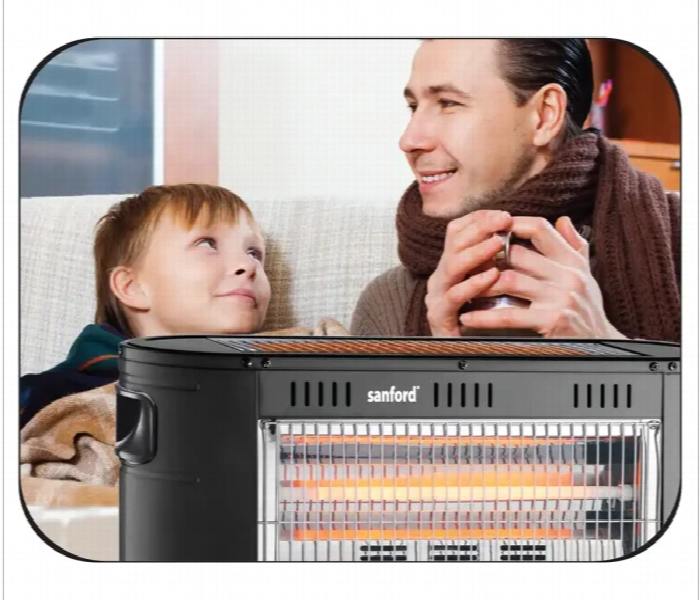 Sanford Sf1274Qrh Bs 2400W Quartz Room Heater - Zoom Image 4