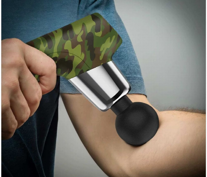 Green Lion Relaxante Portable Massage Gun 2500Mah Camouflage Gnfg2500Cm - Zoom Image 2