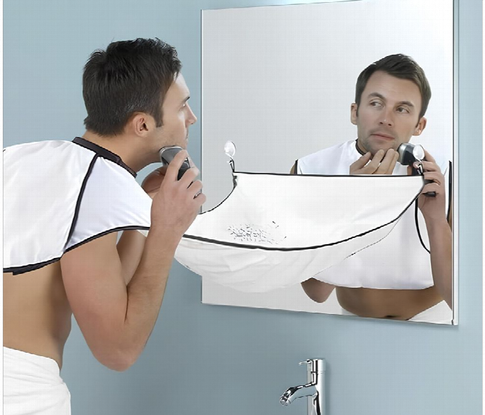Mens Beard Shaving Apron Mess Free Grooming Made Easy - Zoom Image 5