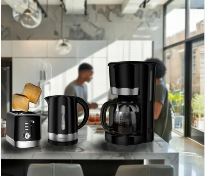 Lepresso Breakfast Set Toaster Kettle And Drip Coffee Maker Black Lpcffm0009 Bk - Zoom Image 3