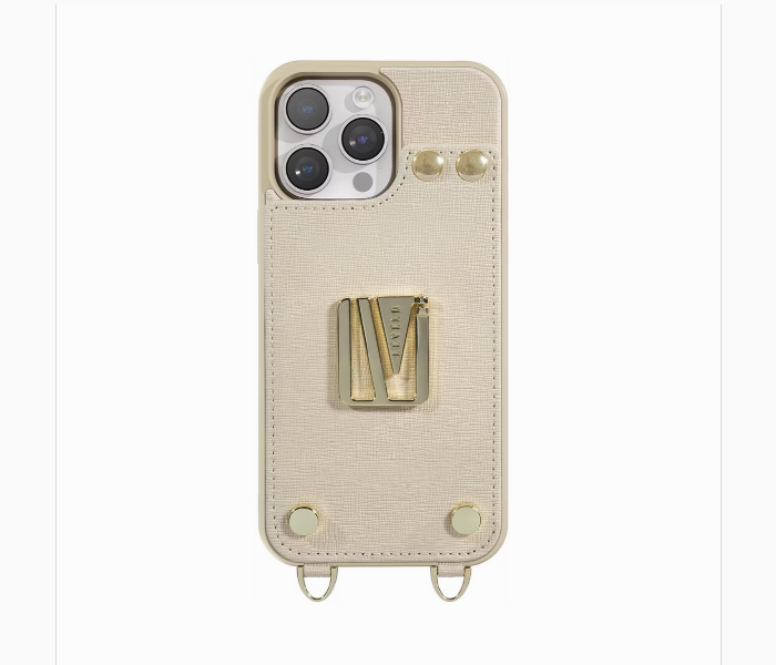 Levelo Serena Leather Case For Iphone 16 Pro Max Beige  Lvlsrn16Pm Bg - Zoom Image 2