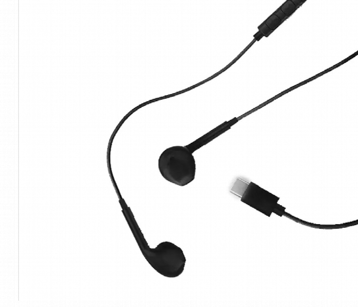 Powerology Stereo Usb C Earphones Black Pstrepbk - Zoom Image 4
