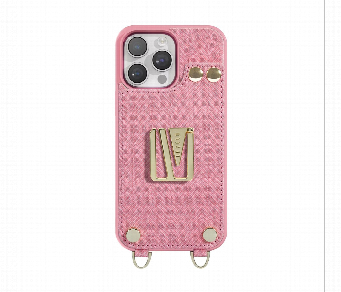 Levelo Serena Leather Case For Iphone 16 Pro Max  Pink Lvlsrn16Pmpk - Zoom Image 2