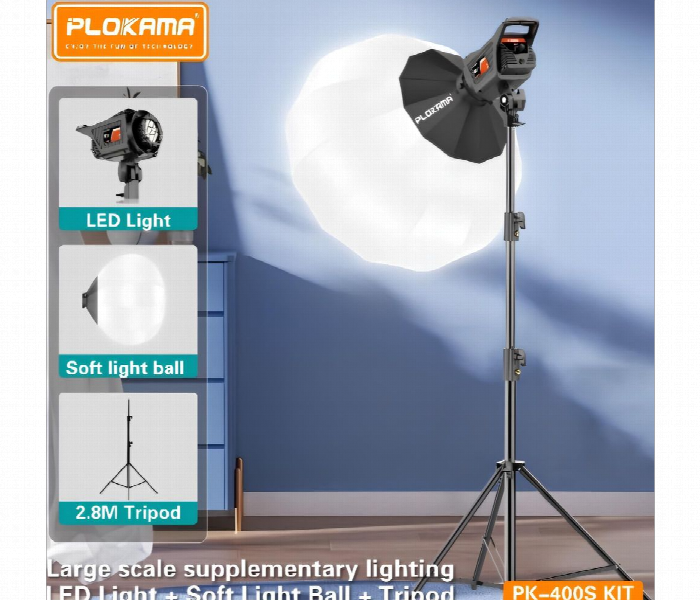 Plokama Pk 400S Video Light Kit For Photography - Zoom Image 3
